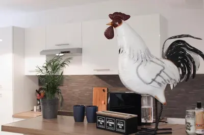 Cuisine ou kitchenette dans l'établissement HAPPY HOME COLMAR with PRIVATE PARKING