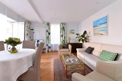 Coin salon dans l'établissement Marquisat de Vauban - Exclusive home