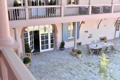 Balcon ou terrasse dans l'établissement Marquisat de Vauban - Exclusive home