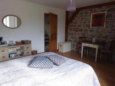 Un ou plusieurs lits dans un hébergement de l'établissement La Chambre de Manon