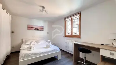 Un ou plusieurs lits dans un hébergement de l'établissement Le Zen d'Eguisheim