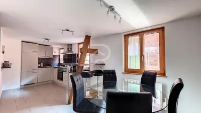 Cuisine ou kitchenette dans l'établissement Le Zen d'Eguisheim
