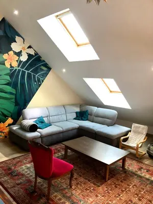 Coin salon dans l'établissement gérardmer plein centre idéal famille