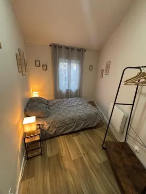 Un ou plusieurs lits dans un hébergement de l'établissement LE PIED A TERRE SELESTADIEN