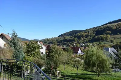 Vue générale sur la montagne ou vue sur la montagne depuis l'appartement