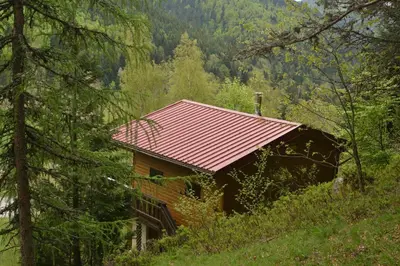 Paysage naturel près de la maison de vacances