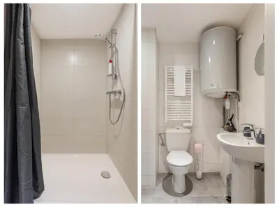 Salle de bains dans l'établissement Travel Homes - L'Arsenal, studios en hyper centre