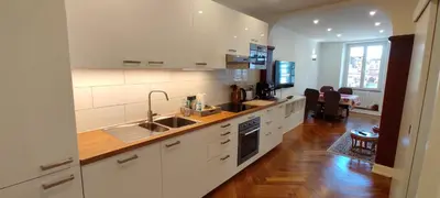 Cuisine ou kitchenette dans l'établissement Gîte La Jouvence - Cœur de Riquewihr - 2-4 personnes