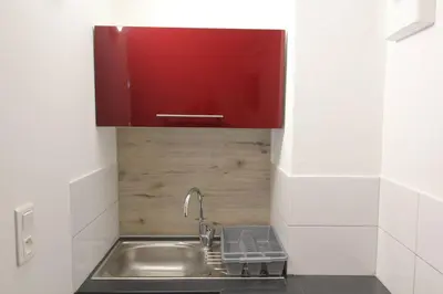 Cuisine ou kitchenette dans l'établissement Chambre chez l'habitant Le Rouge-Gorge - Cœur de Riquewihr - 2 personnes