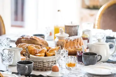 Nourriture dans la maison d'hôtes ou à proximité
