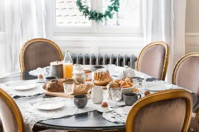 Nourriture dans la maison d'hôtes ou à proximité