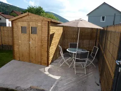 Vue générale sur la montagne ou vue sur la montagne depuis l'appartement