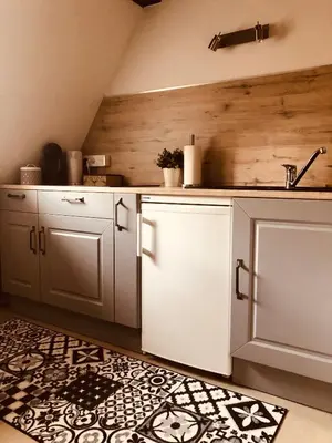 Cuisine ou kitchenette dans l'établissement Le petit Colmarien hyper-centre