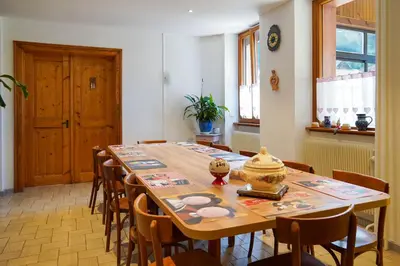 Coin salon dans l'établissement Chambres d'hôtes A la Fecht Nature et Bien-être
