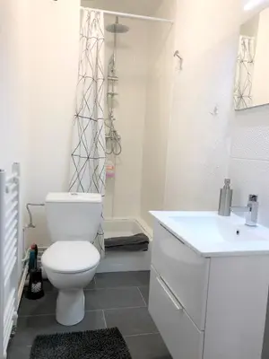 Salle de bains dans l'établissement Comfort Stay Basel Airport RC46B