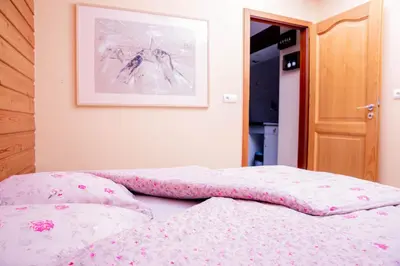 Un ou plusieurs lits dans un hébergement de l'établissement Hôtel Restaurant Domaine De Basil