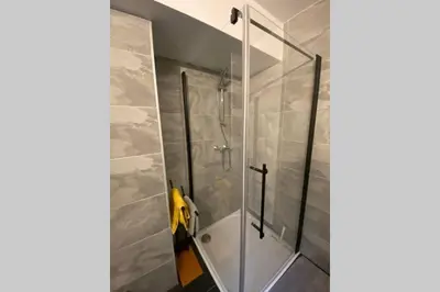 Salle de bains dans l'établissement Le Galtz - GÎTES MARCK