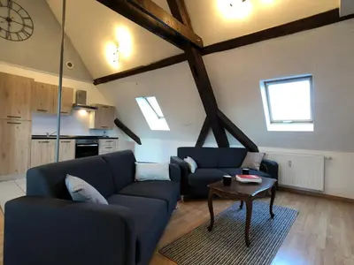 Cuisine ou kitchenette dans l'établissement Le gite 6 - Le Château du Haut-Koenigsbourg
