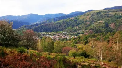 Paysage naturel près de la maison de vacances