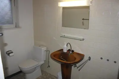 Salle de bains dans l'établissement Chalet superbement situé, Vallée de Munster