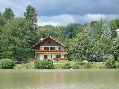Paysage naturel près de le chalet