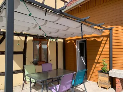 Terrasse ou espace extérieur de l'établissement Gite - Chez Joséphine