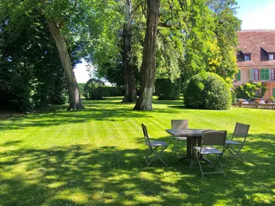 Jardin de l'établissement Gite **** Le Meyerhof