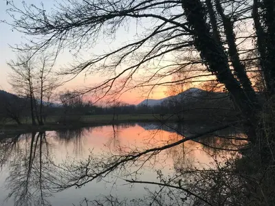 Paysage naturel près de la maison d'hôtes