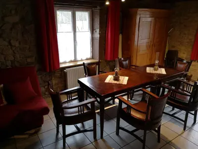 Coin salon dans l'établissement GITE LES ECUREUILS