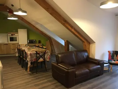 Cuisine ou kitchenette dans l'établissement LE REFUGE DU VIEUX MOULIN