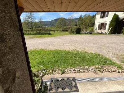 Paysage naturel près de le chalet