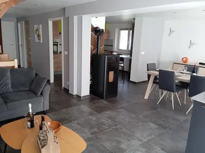 Coin salon dans l'établissement Le gîte des Kritter
