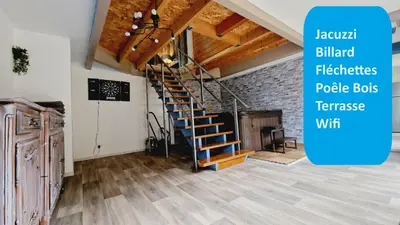 Plan de l'établissement Gitedaval Hangy Haut & spa
