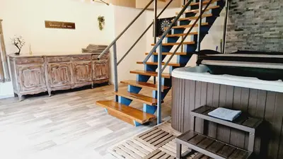 Plan de l'établissement Gitedaval Hangy Haut & spa