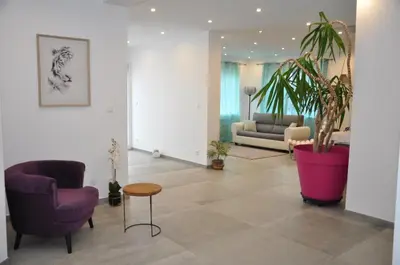Coin salon dans l'établissement La Villa Vauban