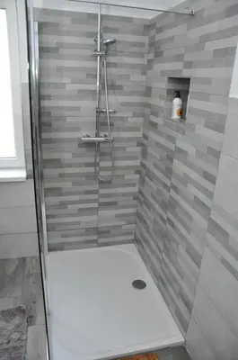 Salle de bains dans l'établissement La Villa Vauban