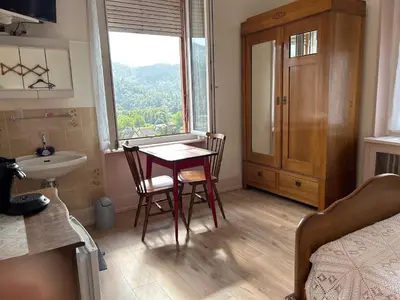 Vue générale sur la montagne ou vue sur la montagne depuis le B&B/chambre d'hôtes