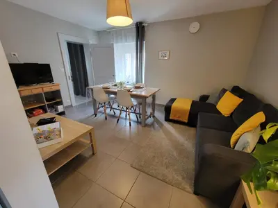 Télévision ou salle de divertissement dans l'établissement Le Terramon - Appartement 4 personnes