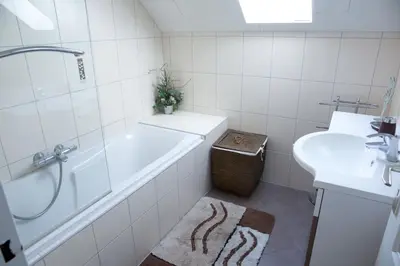 Salle de bains dans l'établissement Gite Jehl GO10