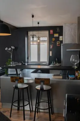 Cuisine ou kitchenette dans l'établissement Le petit boulanger, grand 70 m2, garage disponible