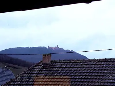 Vue générale sur la montagne ou vue sur la montagne depuis l'appartement