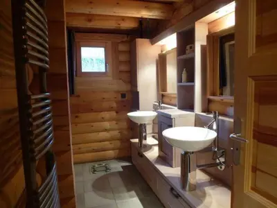 Plan de l'établissement Chalet en rondins - 3 minutes des pistes