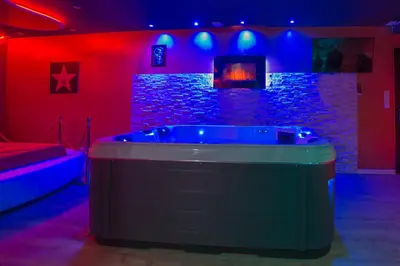 Plan de l'établissement American spa motel