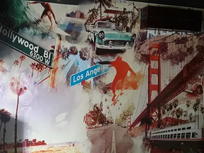 Plan de l'établissement American spa motel