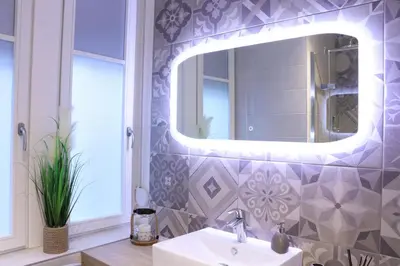 Salle de bains dans l'établissement Le coin 45