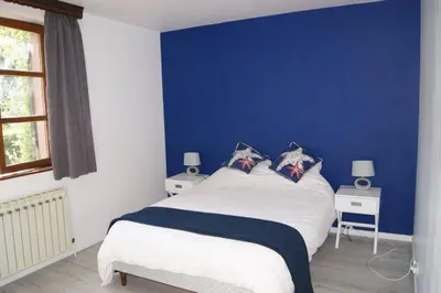 Un ou plusieurs lits dans un hébergement de l'établissement Lullaby House - Large, full comfort 5 star chalet house in the Vosges