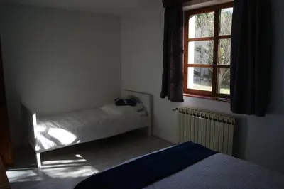 Un ou plusieurs lits dans un hébergement de l'établissement Lullaby House - Large, full comfort 5 star chalet house in the Vosges