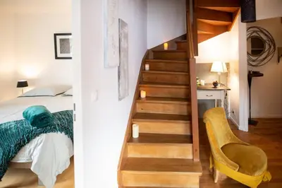 Un ou plusieurs lits dans un hébergement de l'établissement Duplex tout équipé, proche centre-ville COLMAR, parking