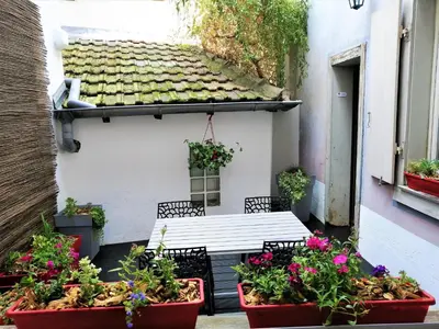 Jardin de l'établissement Côté Cour