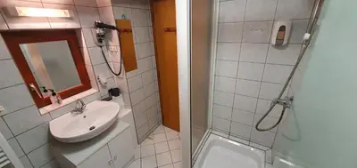 Salle de bains dans l'établissement Gaby et Georges